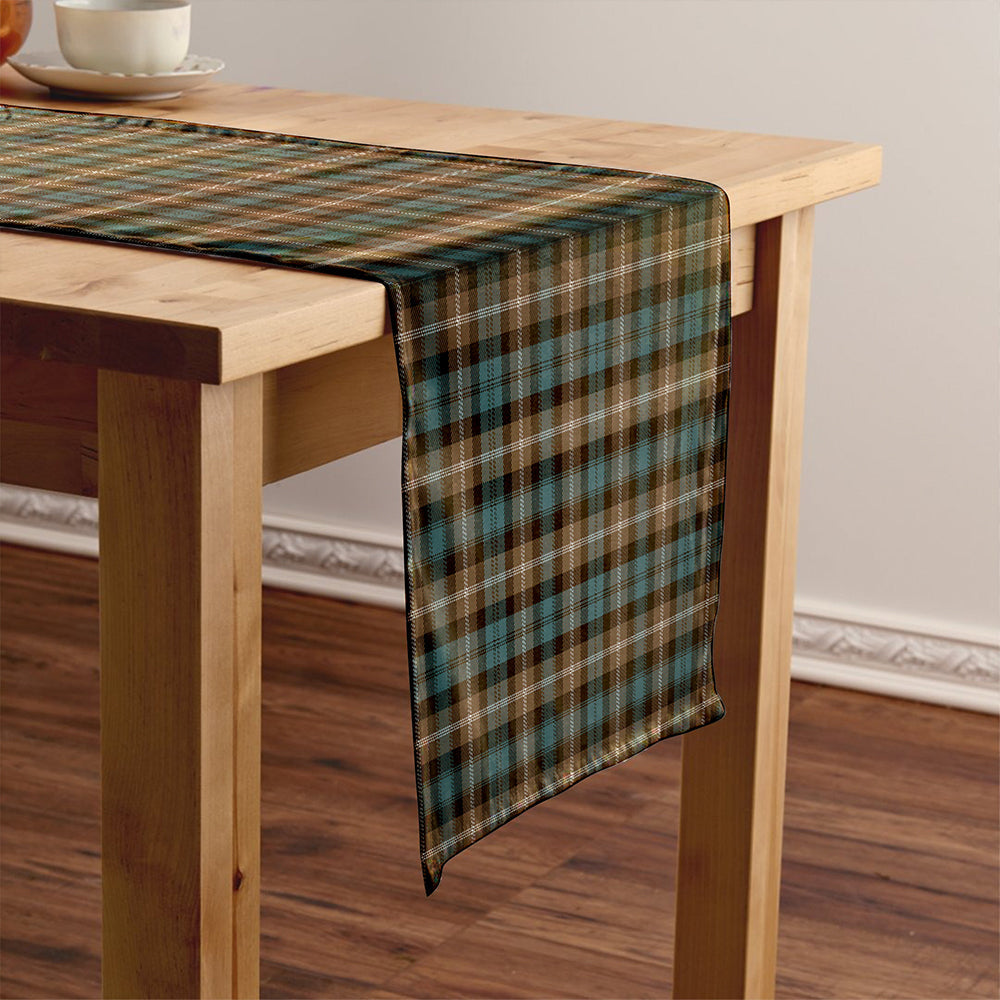 Baillie of Polkemmet Weathered Tartan Crest Table Runner