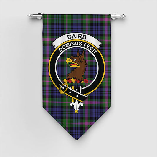 Baird Modern Tartan Crest Gonfalon