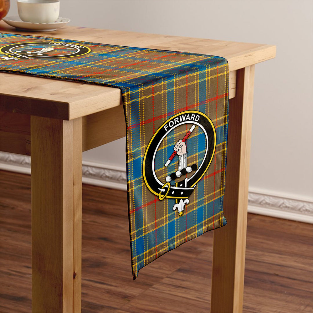 Balfour Ancient Tartan Crest Table Runner