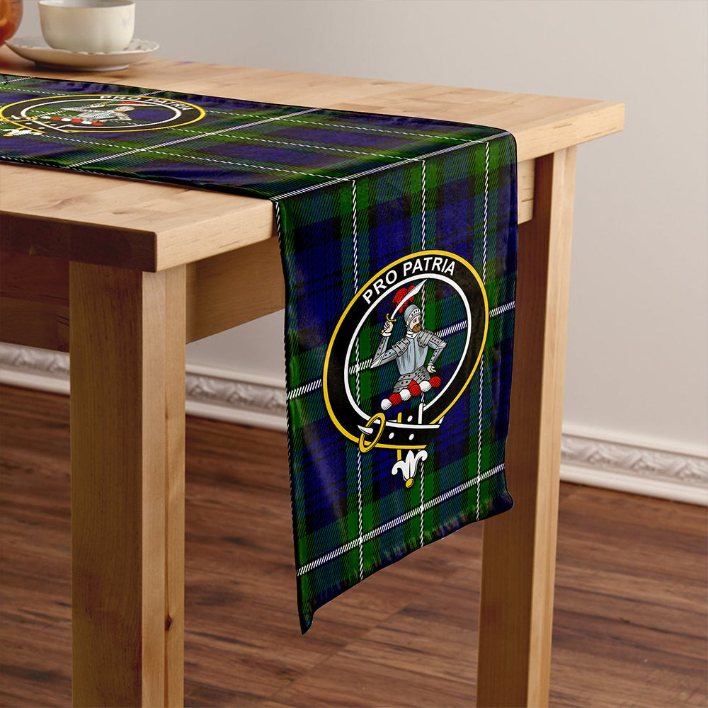 Bannerman Tartan Crest Table Runner