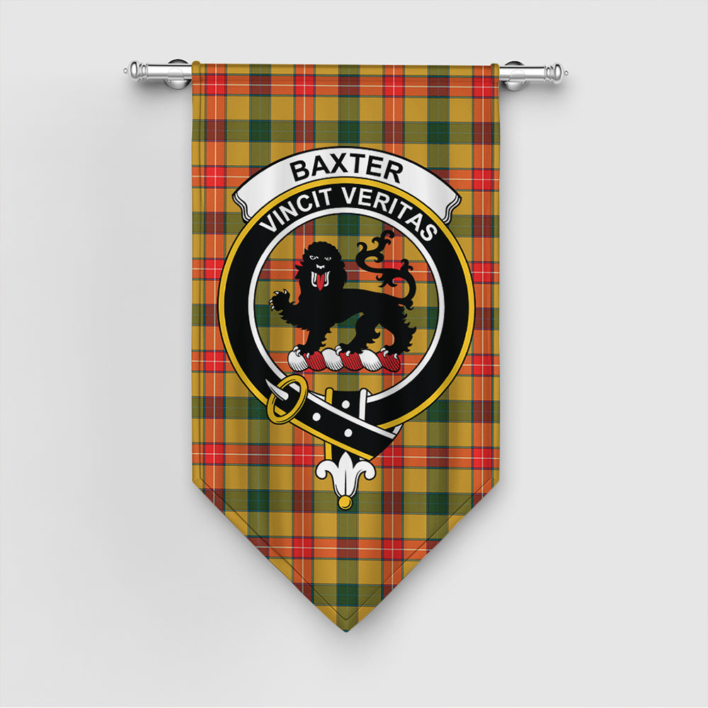 Baxter Modern Tartan Crest Gonfalon