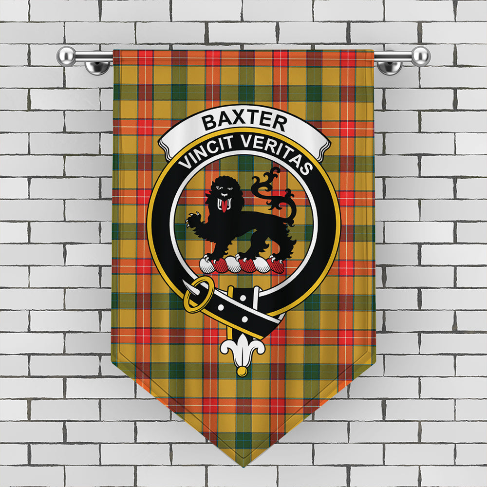 Baxter Modern Tartan Crest Gonfalon