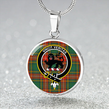 Baxter Ancient Tartan Crest Circle Necklace