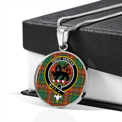 Baxter Ancient Tartan Crest Circle Necklace