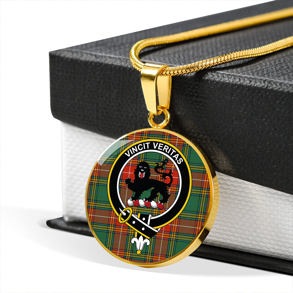 Baxter Ancient Tartan Crest Circle Necklace