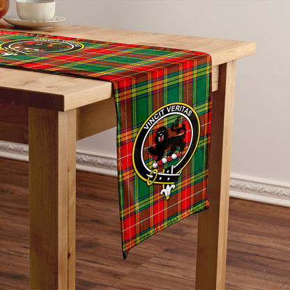 Baxter Modern Tartan Crest Table Runner