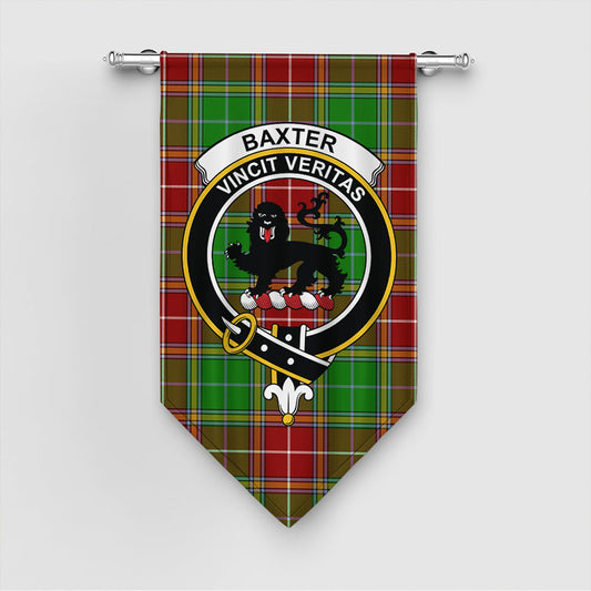 Baxter Tartan Crest Gonfalon