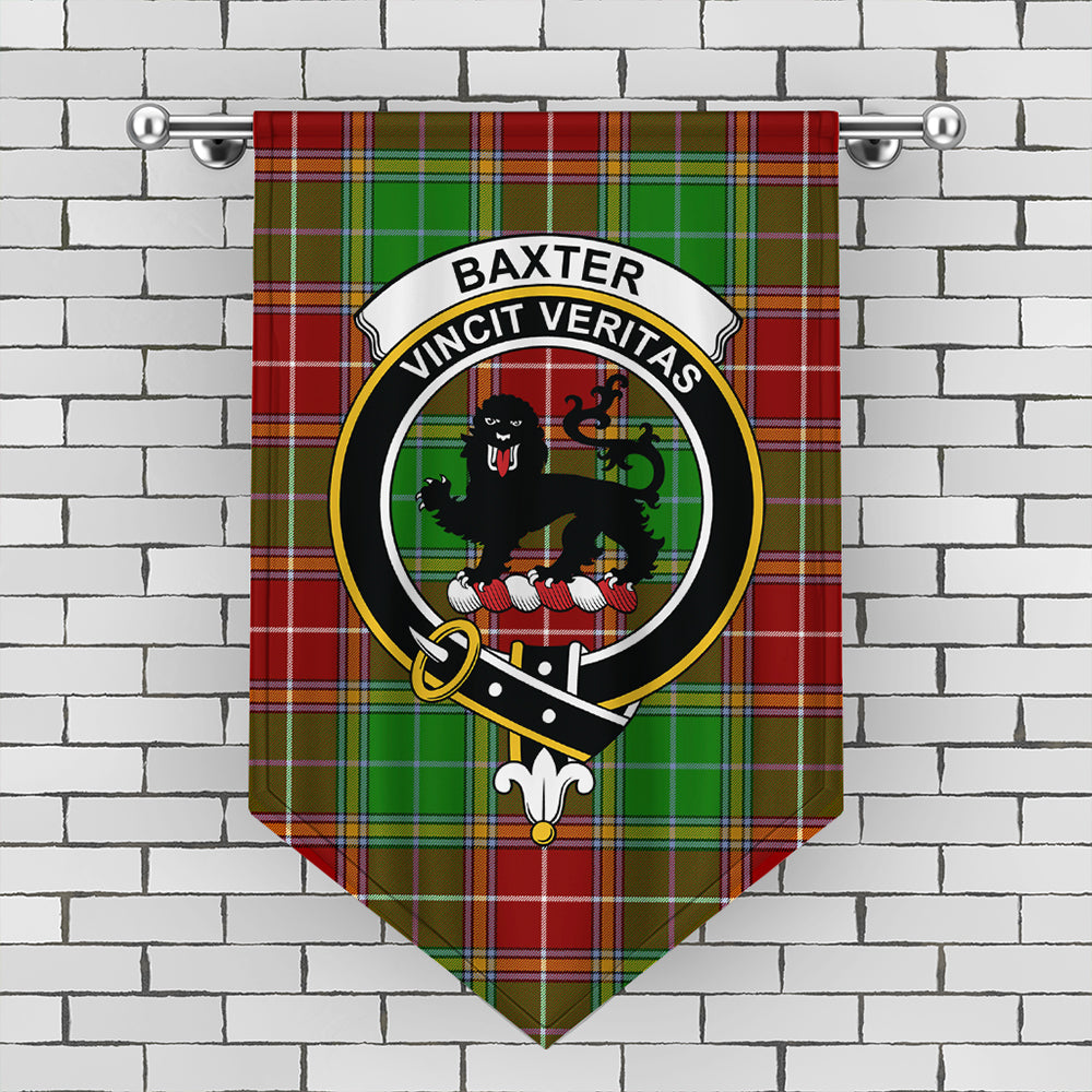 Baxter Tartan Crest Gonfalon