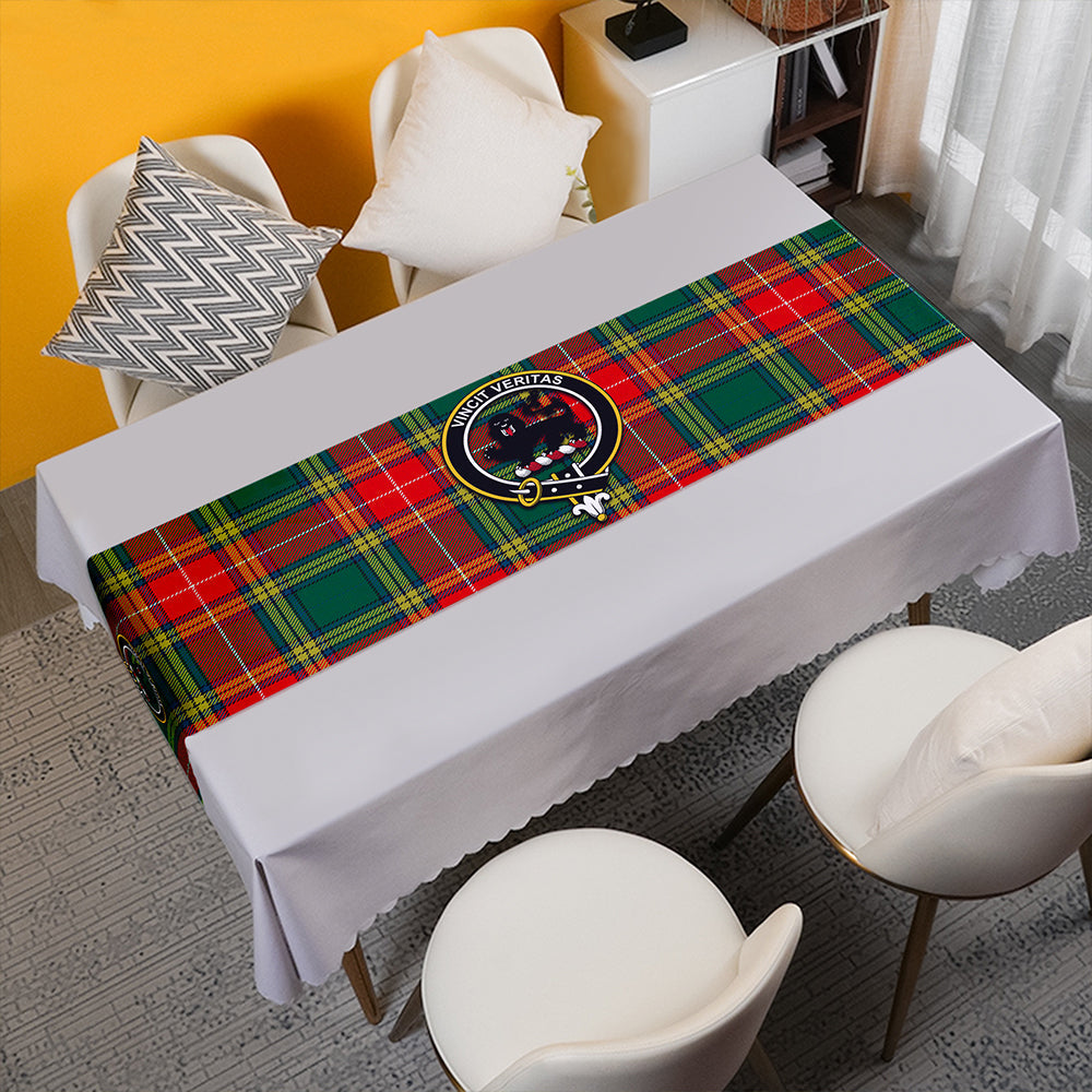 Baxter Modern Tartan Crest Table Runner