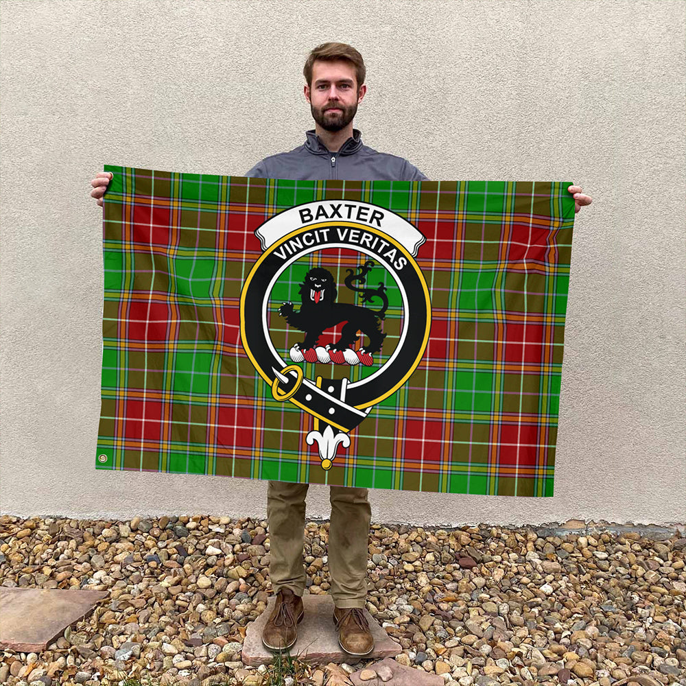 Baxter Tartan Classic Crest House Flag