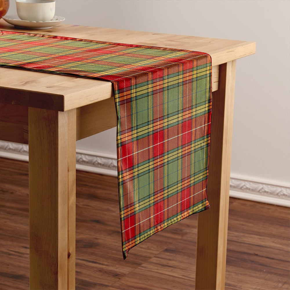 Baxter Weathered Tartan Crest Table Runner