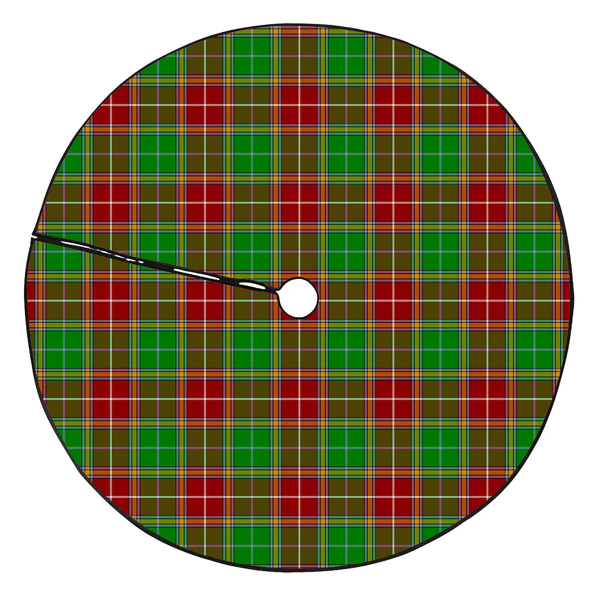 Baxter Modern Tartan Plaid Christmas Tree Skirt