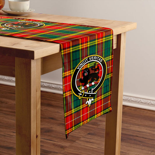 Baxter of Balgavies Modern Tartan Crest Table Runner