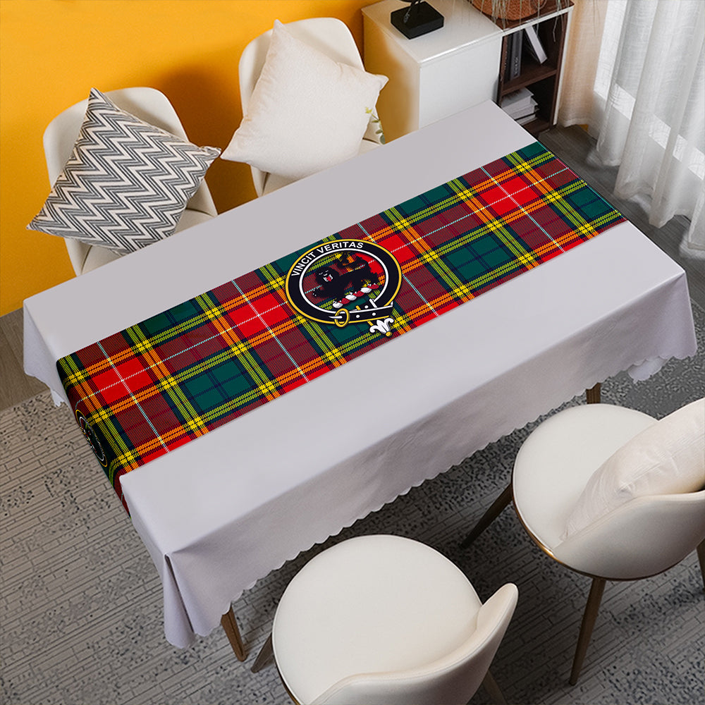 Baxter of Balgavies Modern Tartan Crest Table Runner