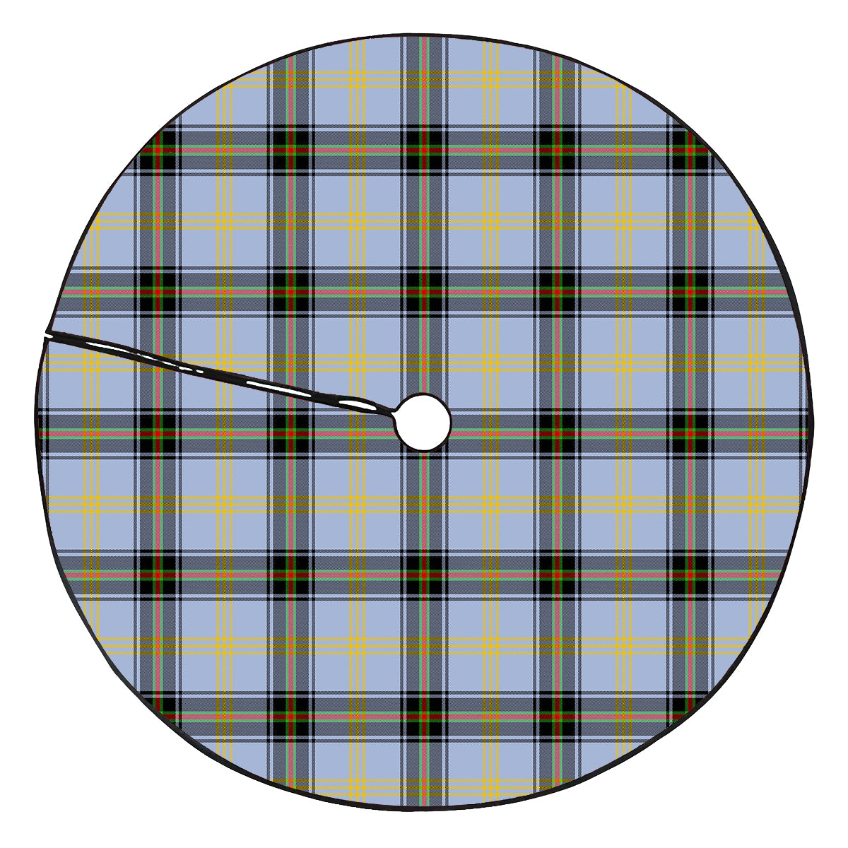 Bell of the Borders Tartan Plaid Christmas Tree Skirt