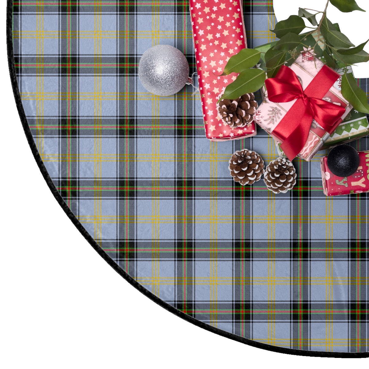 Bell of the Borders Tartan Plaid Christmas Tree Skirt