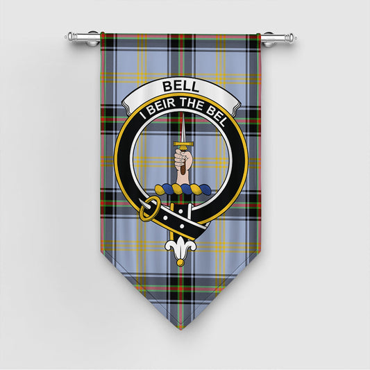 Bell of the Borders Tartan Crest Gonfalon