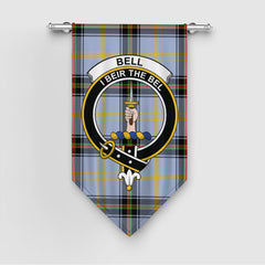 Bell of the Borders Tartan Crest Gonfalon