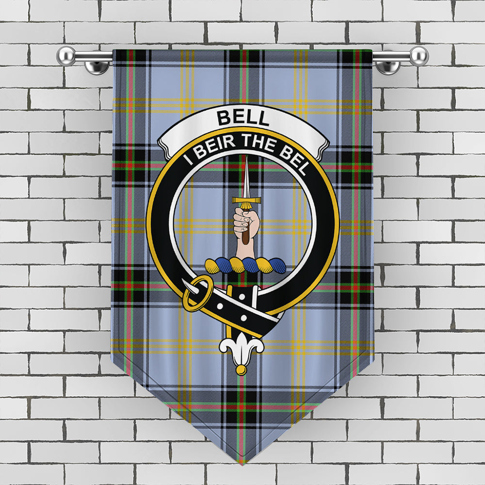Bell of the Borders Tartan Crest Gonfalon