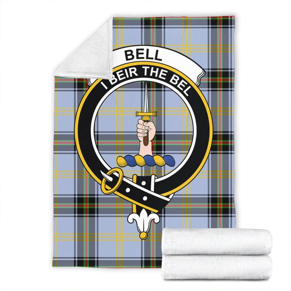 Bell of the Borders Tartan Crest Premium Blanket