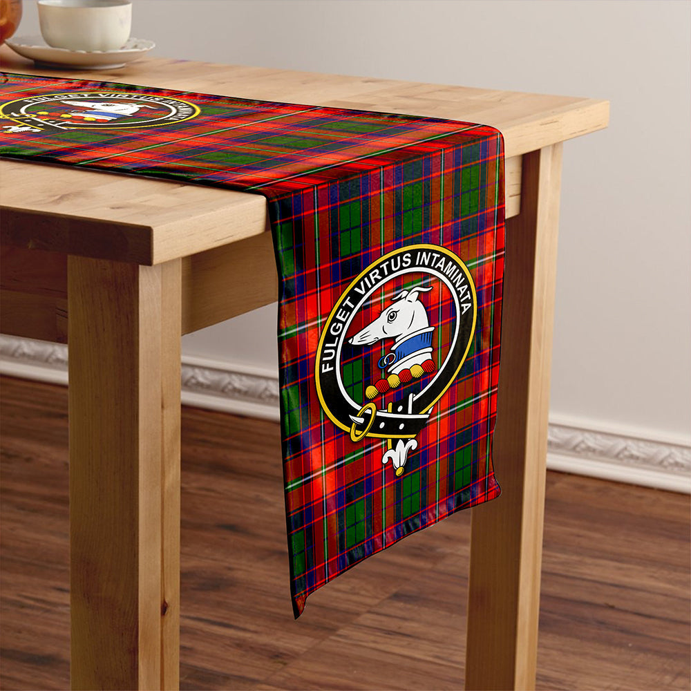 Belshes Tartan Crest Table Runner