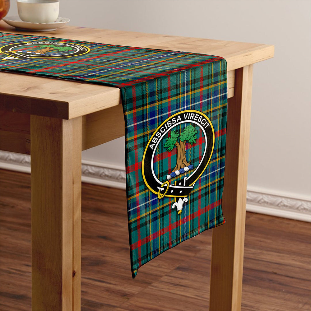 Bisset Modern Tartan Crest Table Runner