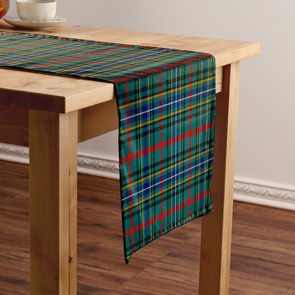 Bisset Modern Tartan Crest Table Runner