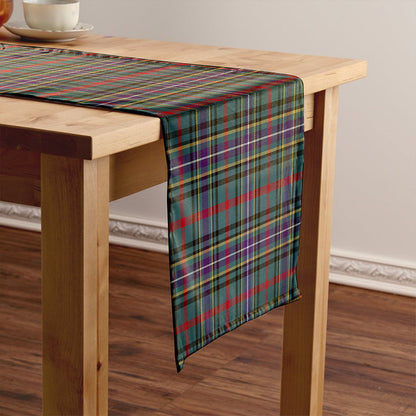 Bisset Weathered Tartan Crest Table Runner