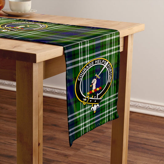 Blackadder Tartan Crest Table Runner