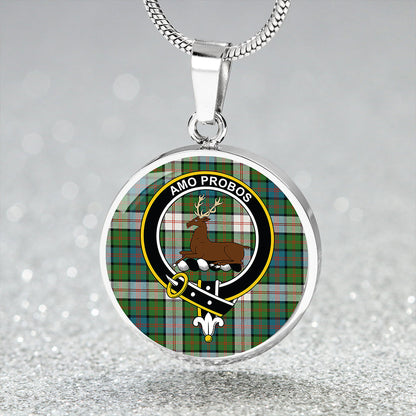 Blair Dress Ancient Tartan Crest Circle Necklace