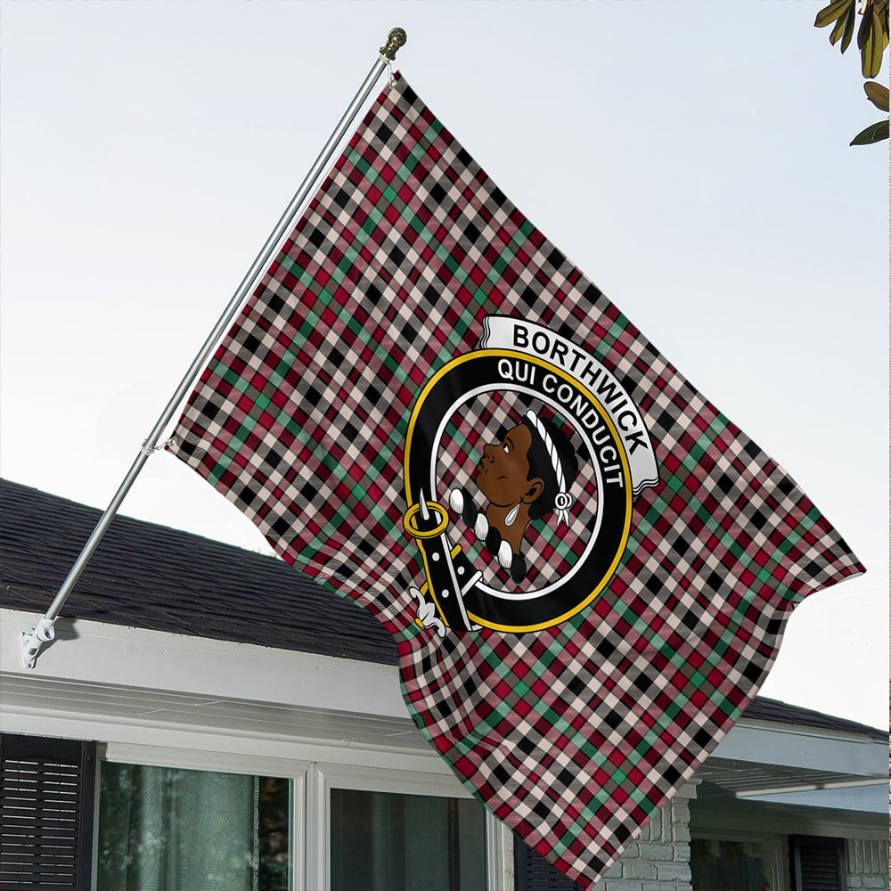 Borthwick Dress Ancient Tartan Classic Crest House Flag