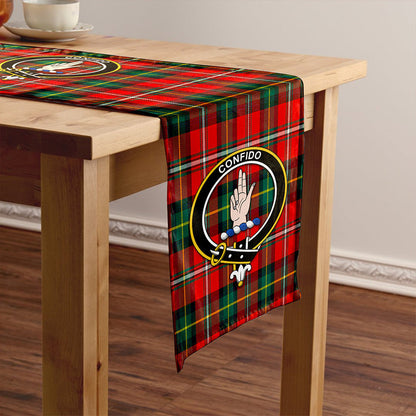 Boyd Modern Tartan Crest Table Runner