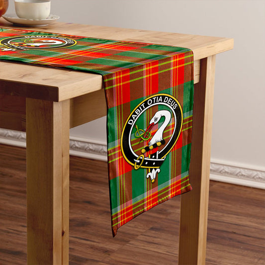 Brisbane Modern Tartan Crest Table Runner