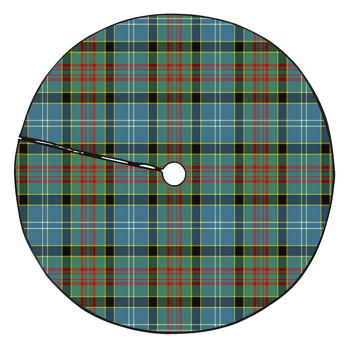 Brisbane modern Tartan Plaid Christmas Tree Skirt