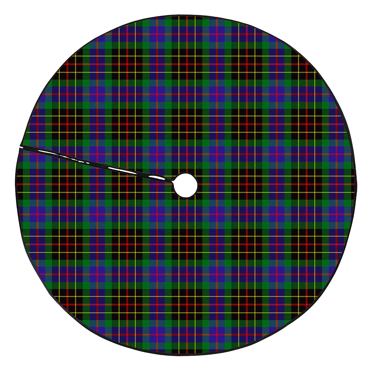 Brodie Hunting Modern Tartan Plaid Christmas Tree Skirt