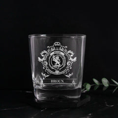 Broun Tartan Clan Decanter Set