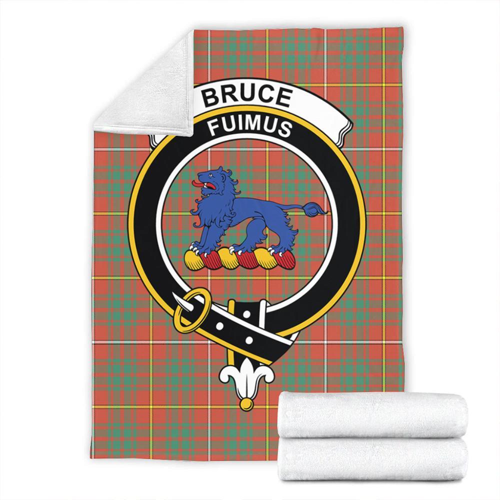 Bruce Ancient Tartan Crest Premium Blanket