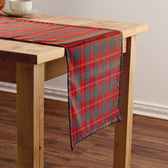 Bruce Weathered Tartan Crest Table Runner