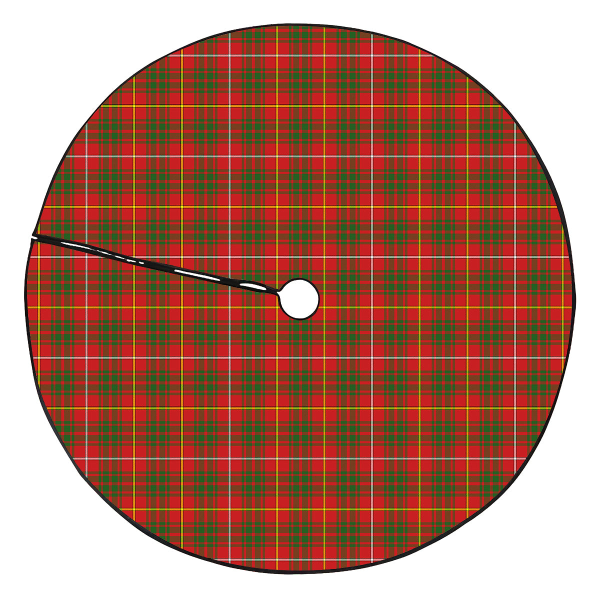 Bruce Modern Tartan Plaid Christmas Tree Skirt