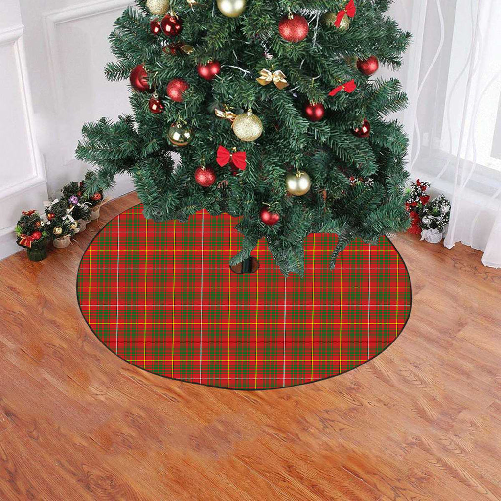 Bruce Modern Tartan Plaid Christmas Tree Skirt