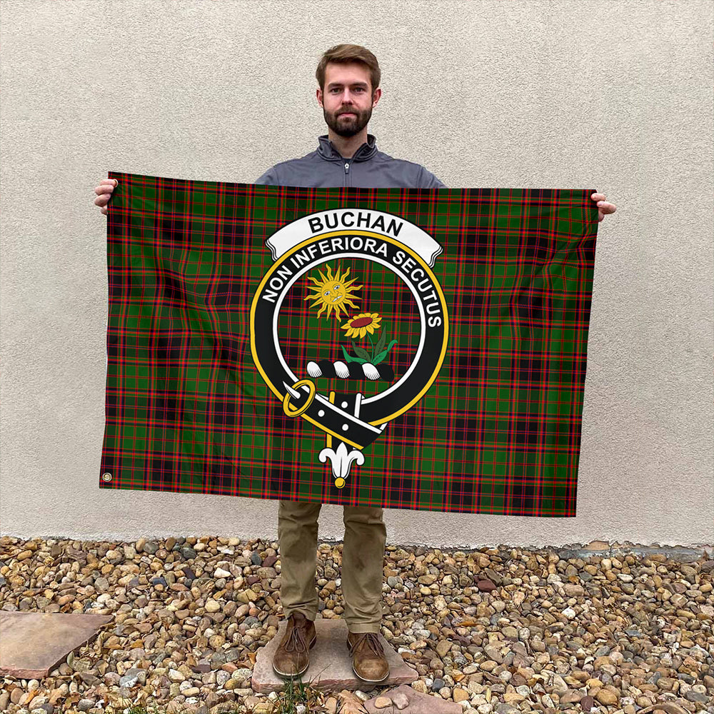 Buchan Modern Tartan Classic Crest House Flag