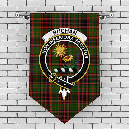 Buchan Modern Tartan Crest Gonfalon