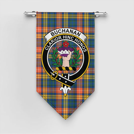 Buchanan Ancient Tartan Crest Gonfalon