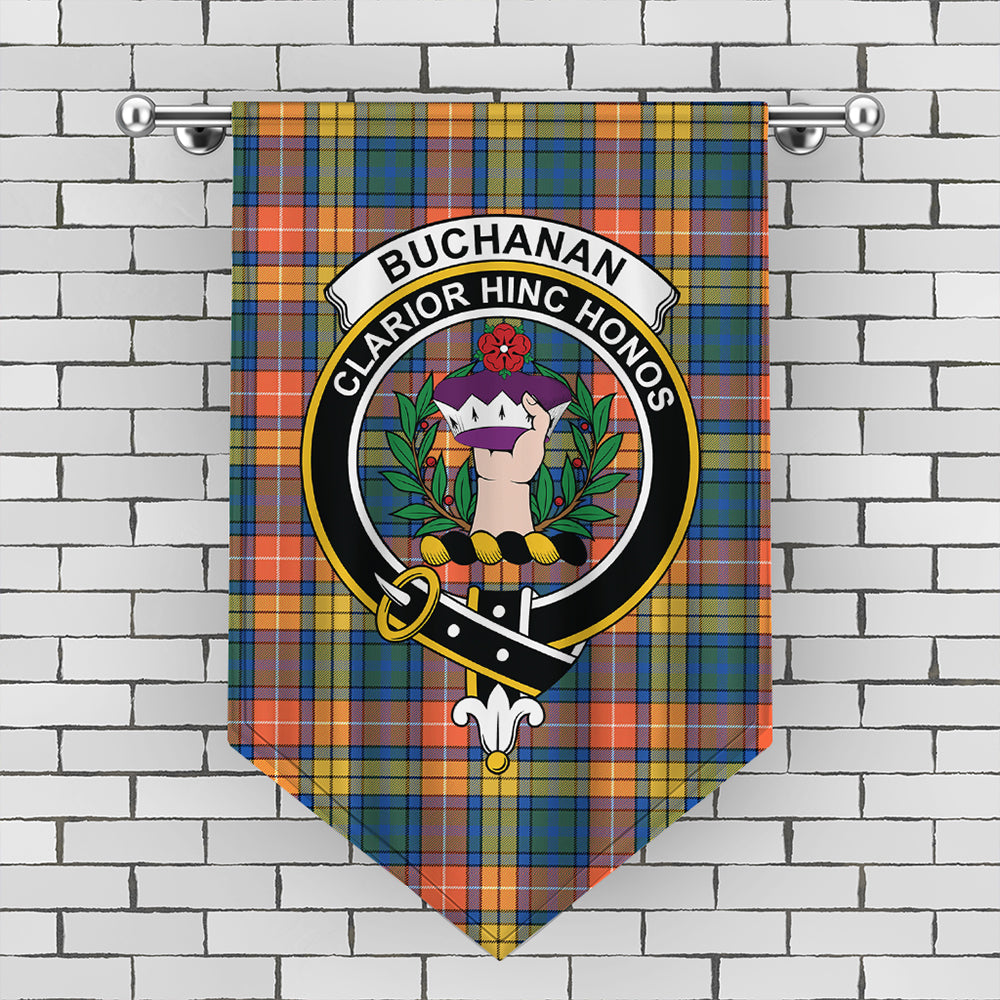 Buchanan Ancient Tartan Crest Gonfalon