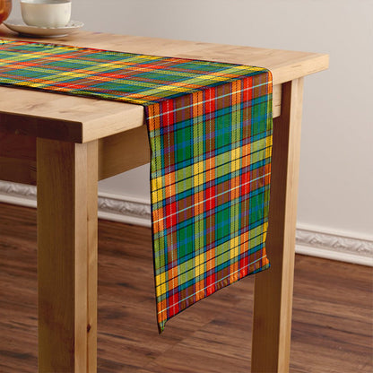 Buchanan Ancient Tartan Crest Table Runner