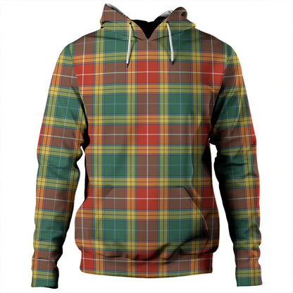 Buchanan Old Set Weathered Tartan Plaid Hoodie