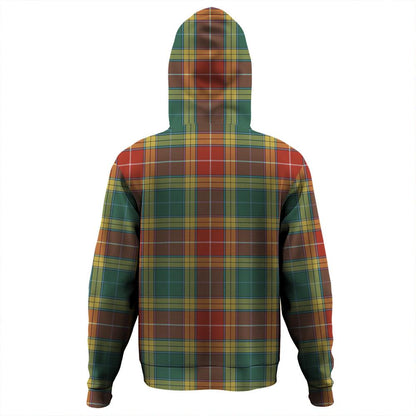 Buchanan Old Set Weathered Tartan Plaid Hoodie