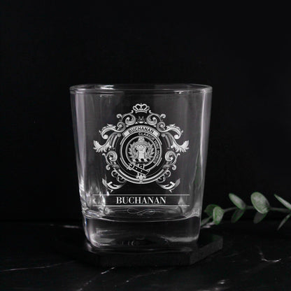 Buchanan Tartan Clan Decanter Set