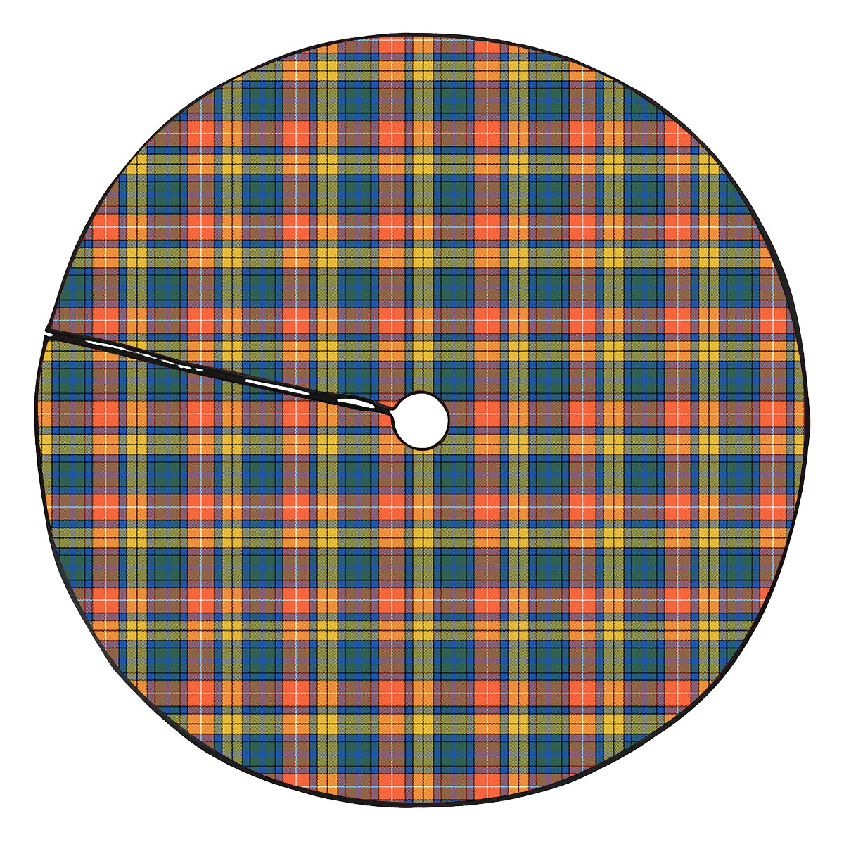 Buchanan Ancient Tartan Plaid Christmas Tree Skirt