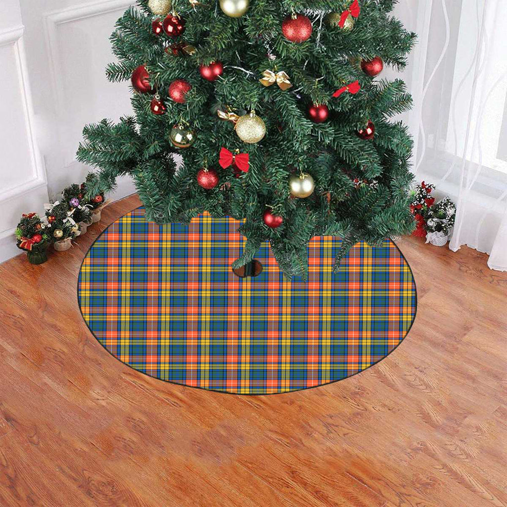 Buchanan Ancient Tartan Plaid Christmas Tree Skirt